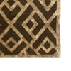 TIBETAN WOOL / SILK ADLAC LACED DIAMOND BROWN / GOLD