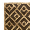 TIBETAN WOOL / SILK ADLAC LACED DIAMOND BROWN / GOLD