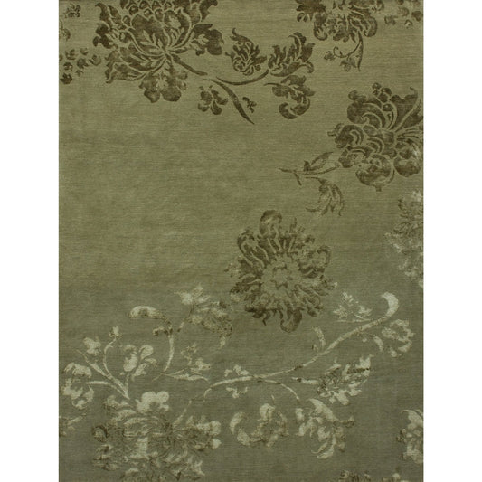 TIBETAN WOOL / SILK ADLOT LOTUS SAGE GREEN