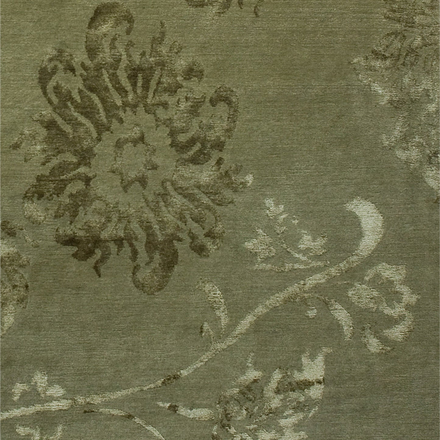 TIBETAN WOOL / SILK ADLOT LOTUS SAGE GREEN