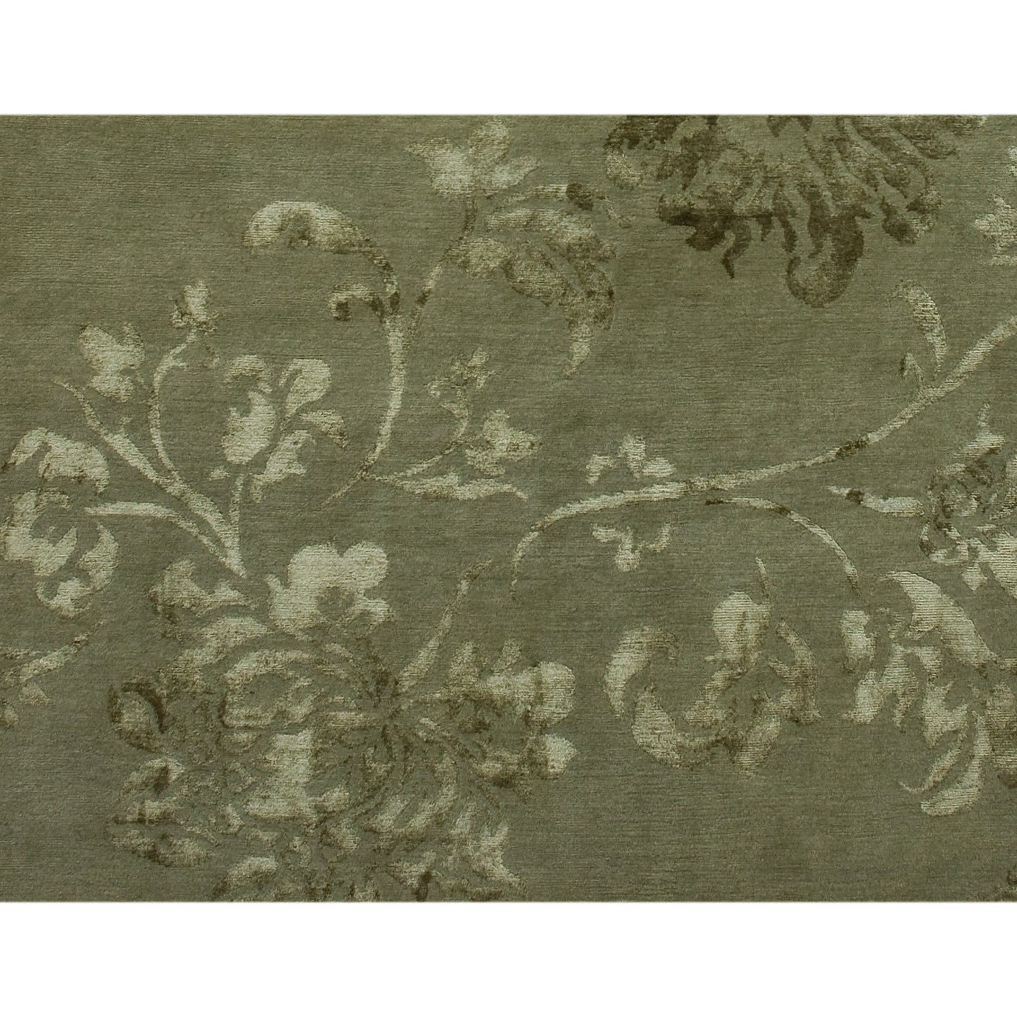 TIBETAN WOOL / SILK ADLOT LOTUS SAGE GREEN