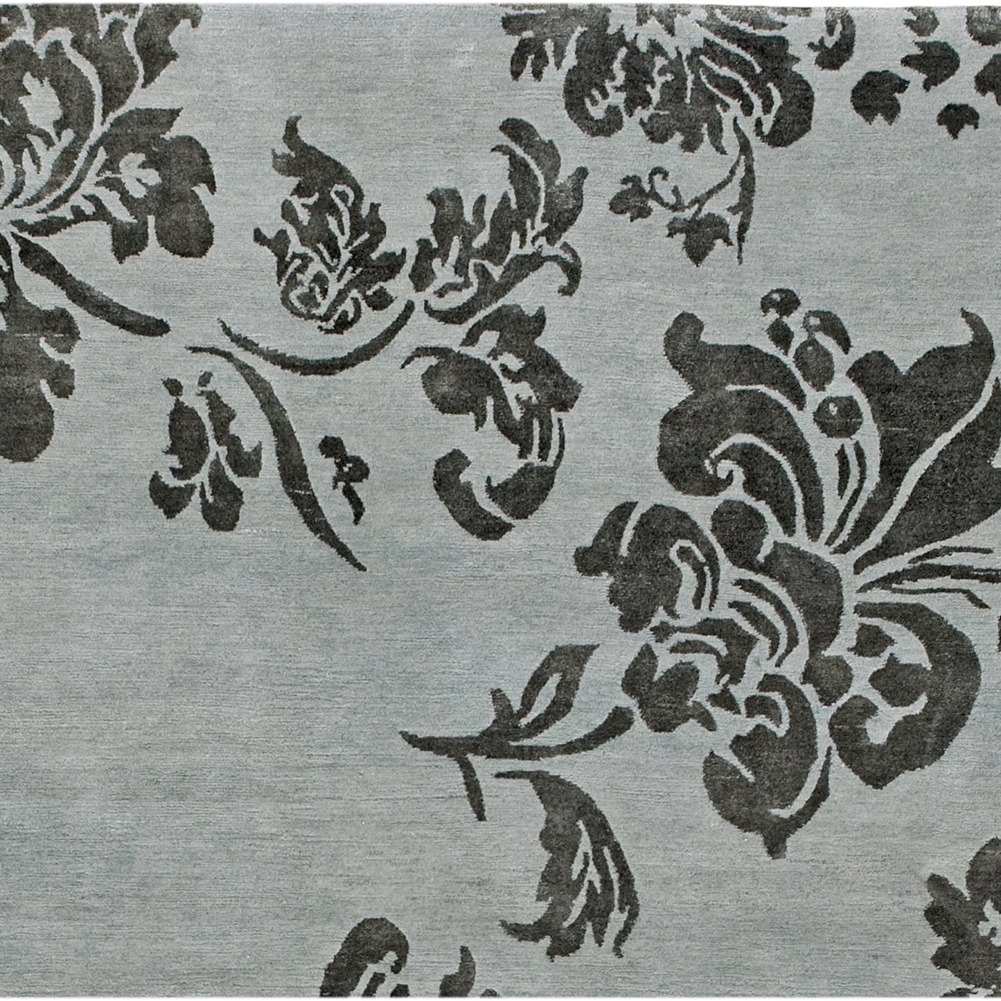 TIBETAN WOOL / SILK ADLOT LOTUS SKY