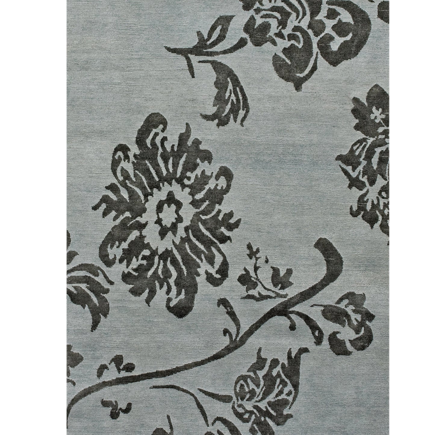 TIBETAN WOOL / SILK ADLOT LOTUS SKY