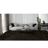TIBETAN WOOL / SILK ADLOT LOTUS WALNUT