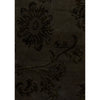 TIBETAN WOOL / SILK ADLOT LOTUS WALNUT