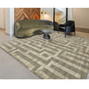 TIBETAN WOOL / SILK ADMAZ MAZE PLATINUM