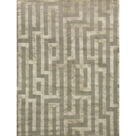 TIBETAN WOOL / SILK ADMAZ MAZE PLATINUM