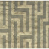 TIBETAN WOOL / SILK ADMAZ MAZE SILVER