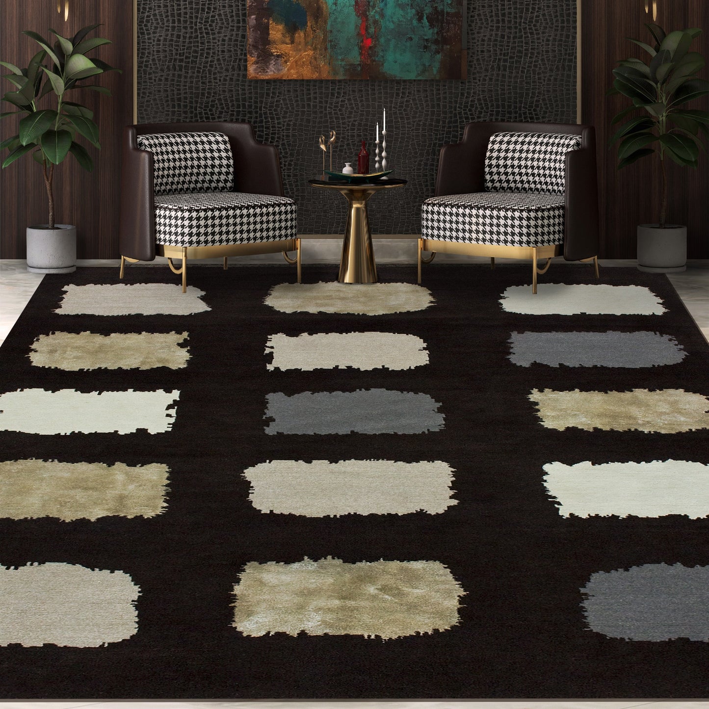 TIBETAN WOOL / SILK ADPAK PAKKUMAN NATURAL