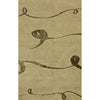 TIBETAN WOOL / SILK ADRIB RIBBON ECRU