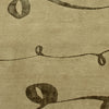 TIBETAN WOOL / SILK ADRIB RIBBON ECRU