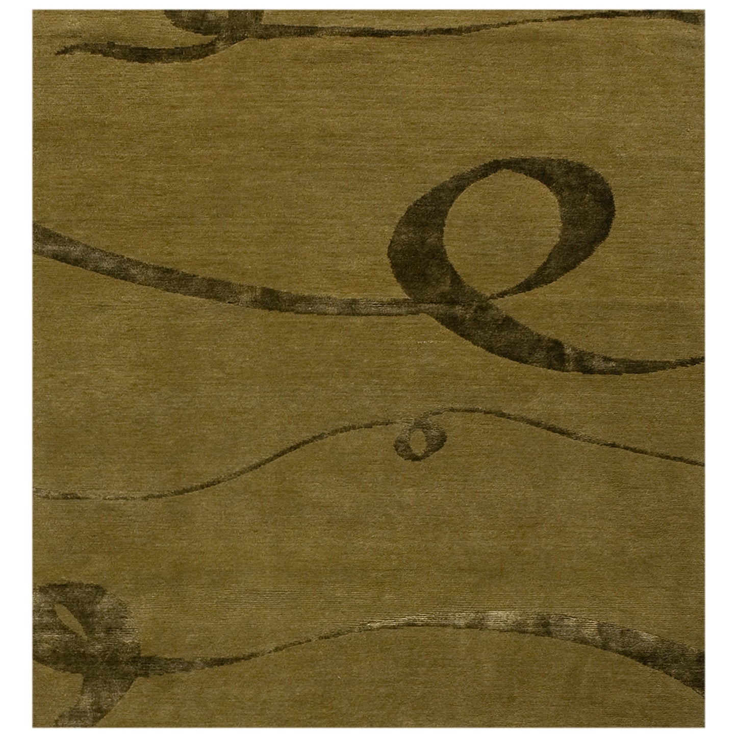 TIBETAN WOOL / SILK ADRIB RIBBON GOLD