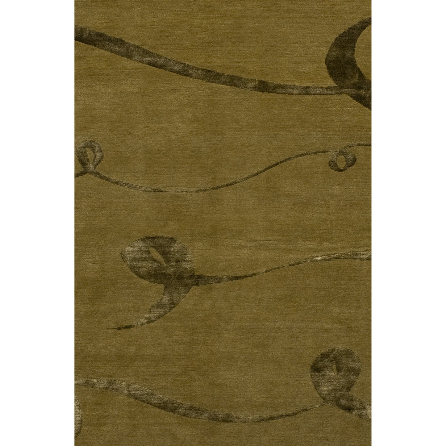 TIBETAN WOOL / SILK ADRIB RIBBON GOLD
