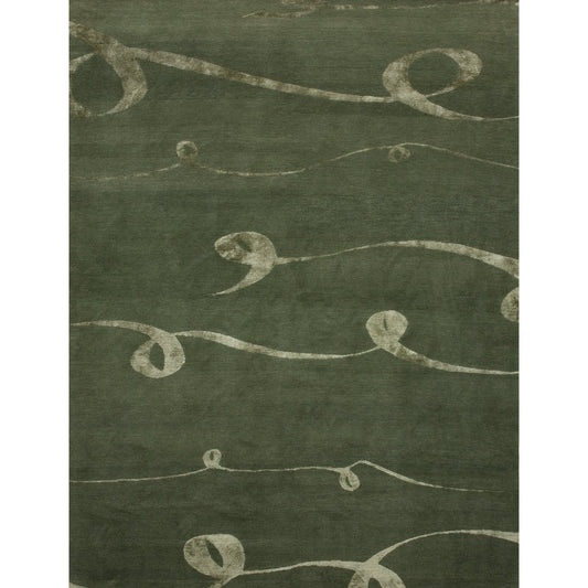 TIBETAN WOOL / SILK ADRIB RIBBON SEAFOAM