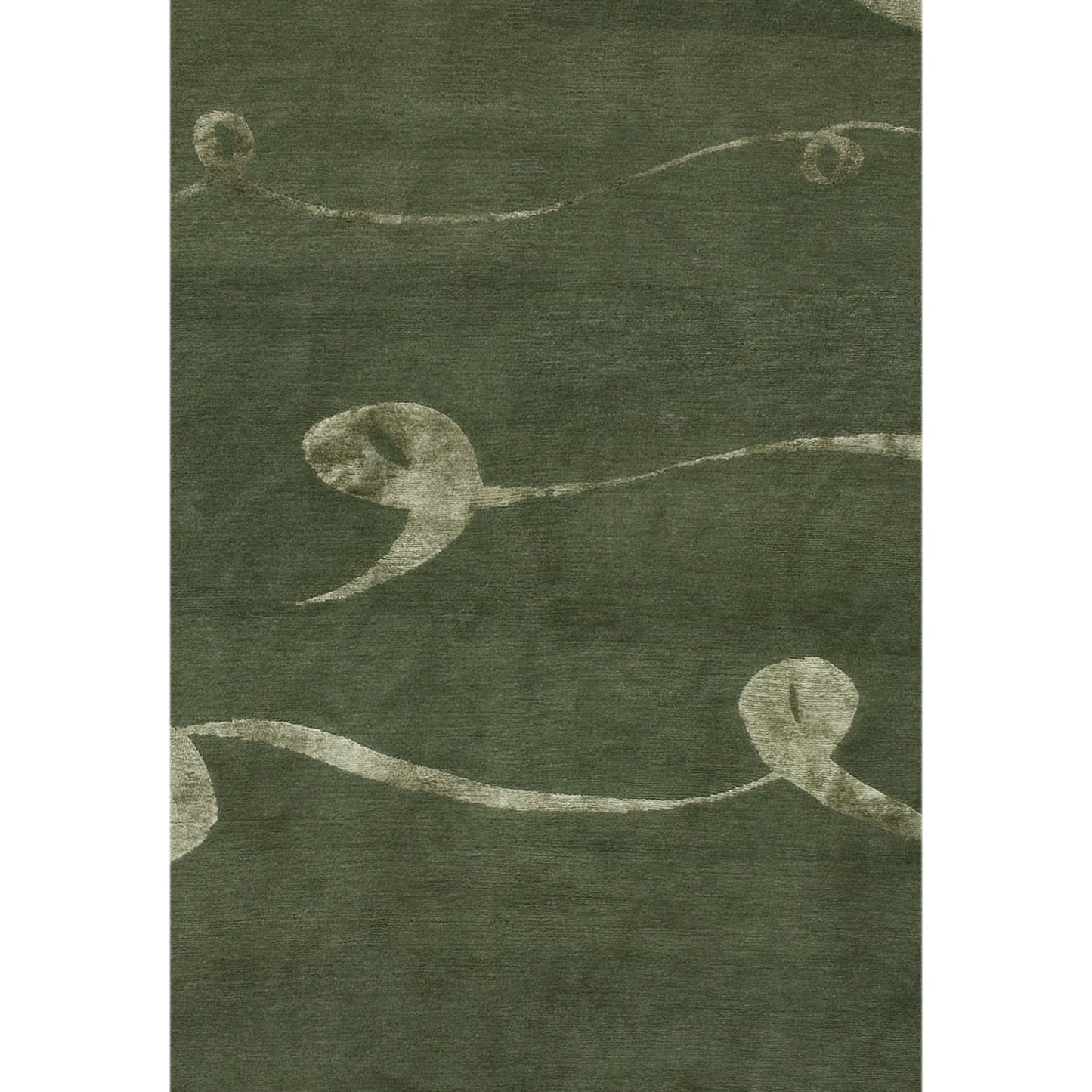 TIBETAN WOOL / SILK ADRIB RIBBON SEAFOAM