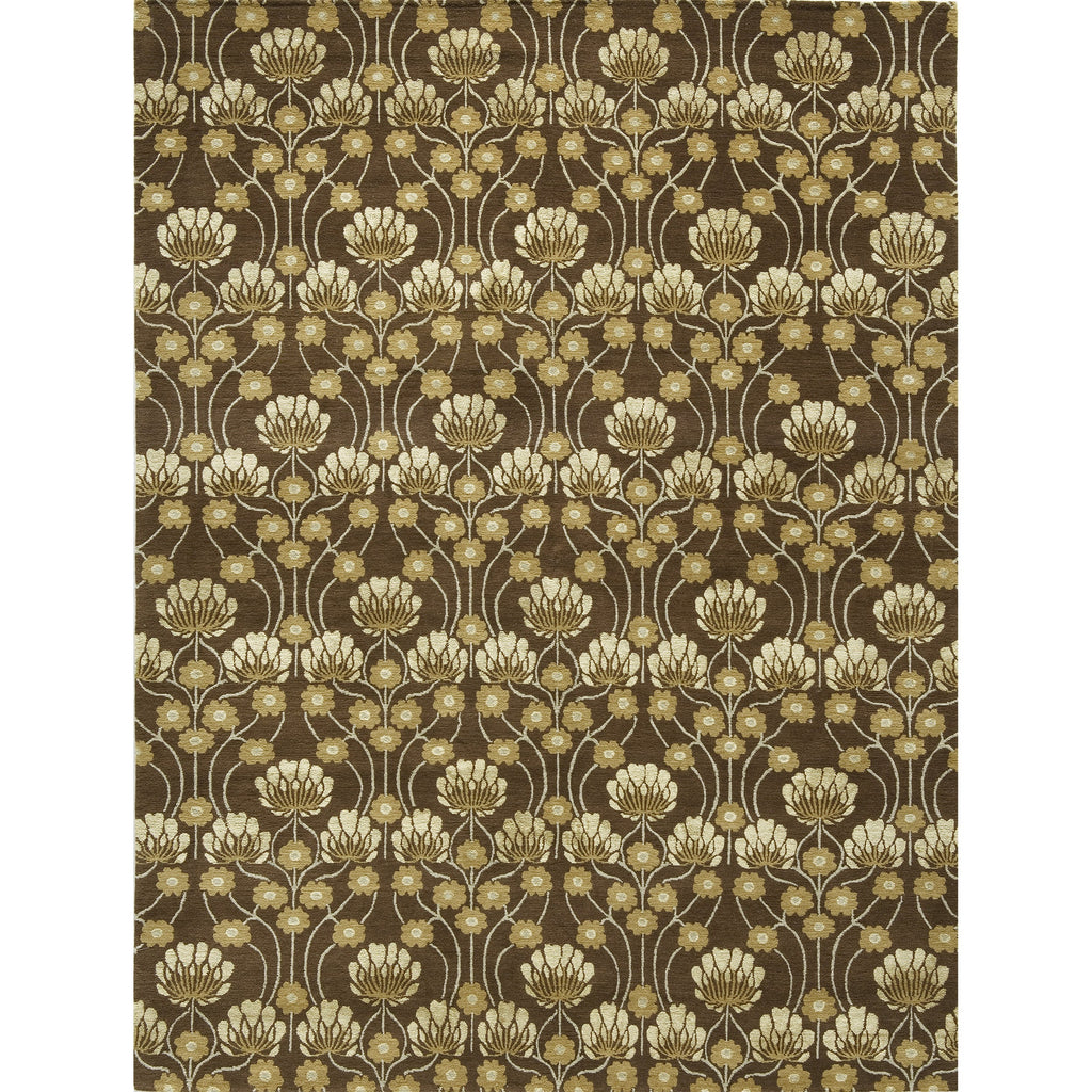 TIBETAN WOOL / SILK EMARC ARTS & CRAFTS BROWN