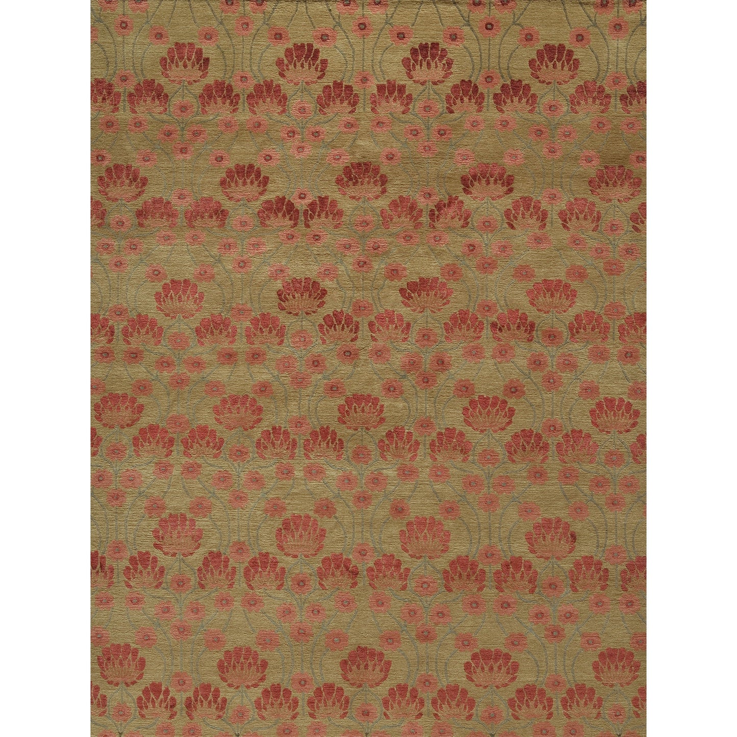 TIBETAN WOOL / SILK EMARC ARTS & CRAFTS CAMEL