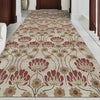 TIBETAN WOOL / SILK EMARC ARTS & CRAFTS IVORY