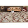 TIBETAN WOOL / SILK EMARC ARTS & CRAFTS IVORY