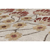 TIBETAN WOOL / SILK EMARC ARTS & CRAFTS IVORY