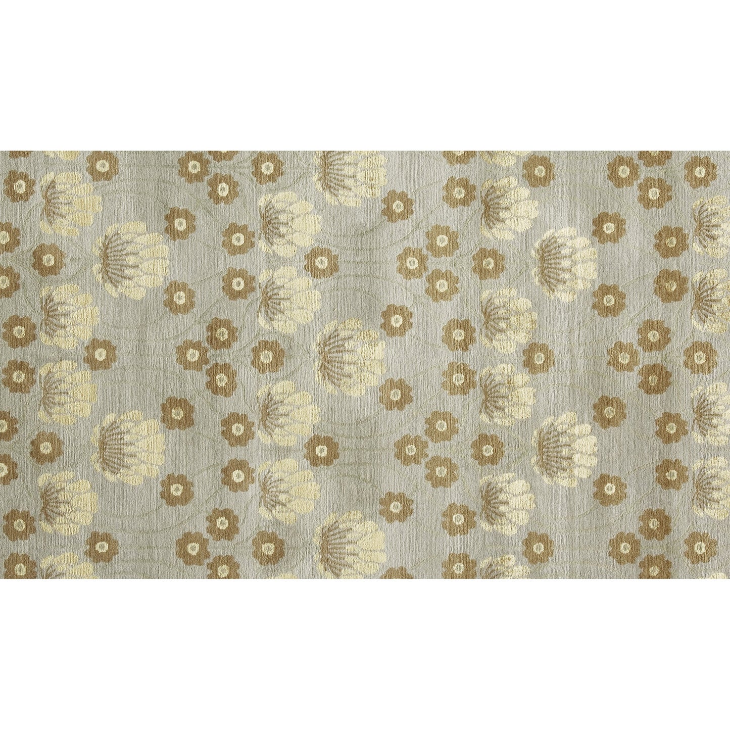 TIBETAN WOOL / SILK EMARC ARTS & CRAFTS LIGHT BLUE