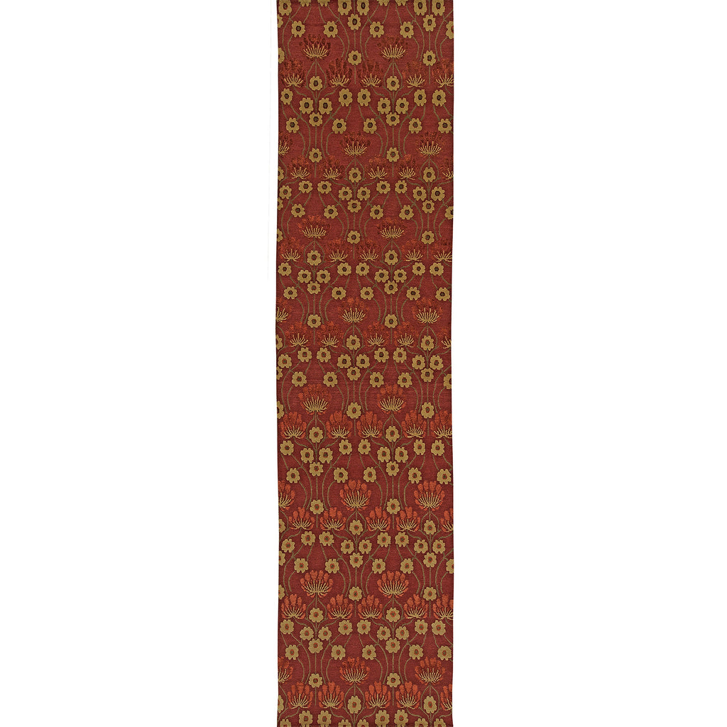 TIBETAN WOOL / SILK EMARC ARTS & CRAFTS RED