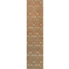 TIBETAN WOOL / SILK EMARC ARTS & CRAFTS TERRACOTA