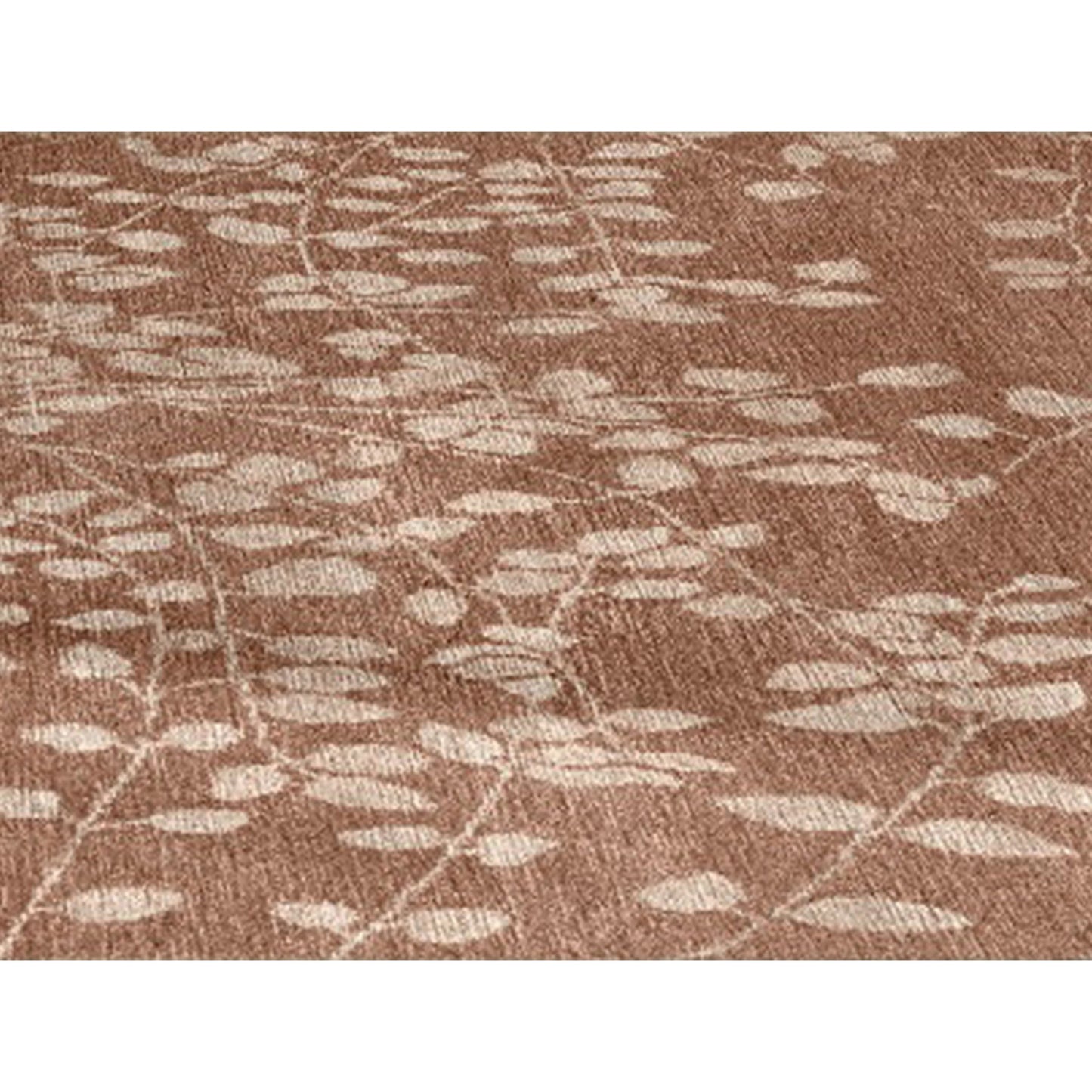 TIBETAN WOOL / SILK EMLEA LEAVES ROSE
