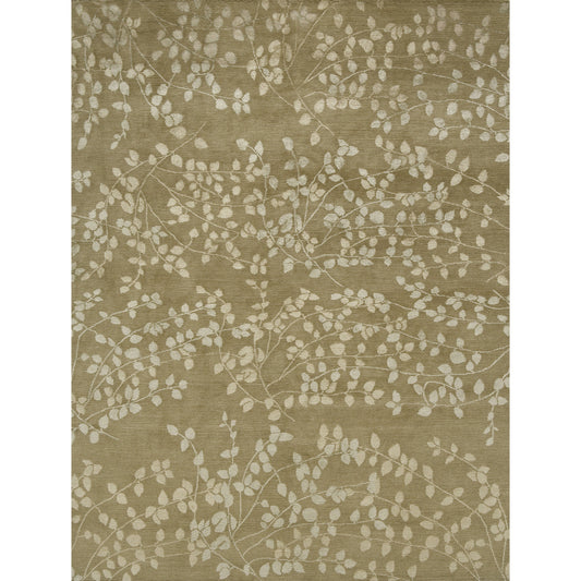 TIBETAN WOOL / SILK EMLEA LEAVES STRAW