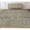 TIBETAN WOOL / SILK EMLEA LEAVES TAUPE