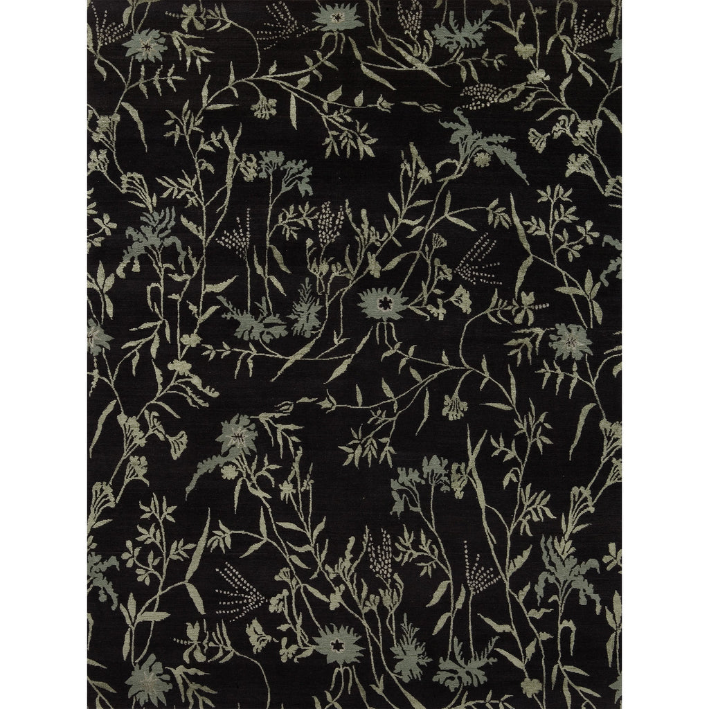 TIBETAN WOOL / SILK EMSPR SPRING BLACK / GREY