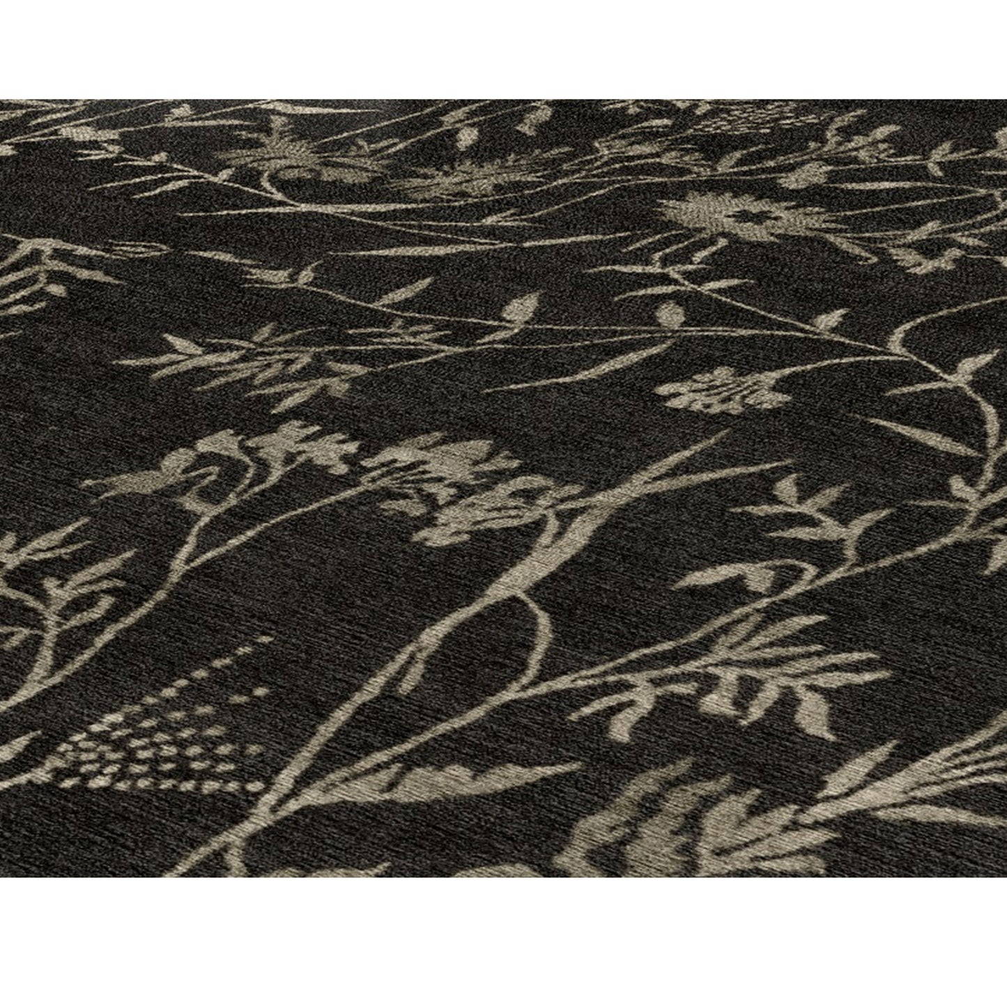 TIBETAN WOOL / SILK EMSPR SPRING BLACK / GREY