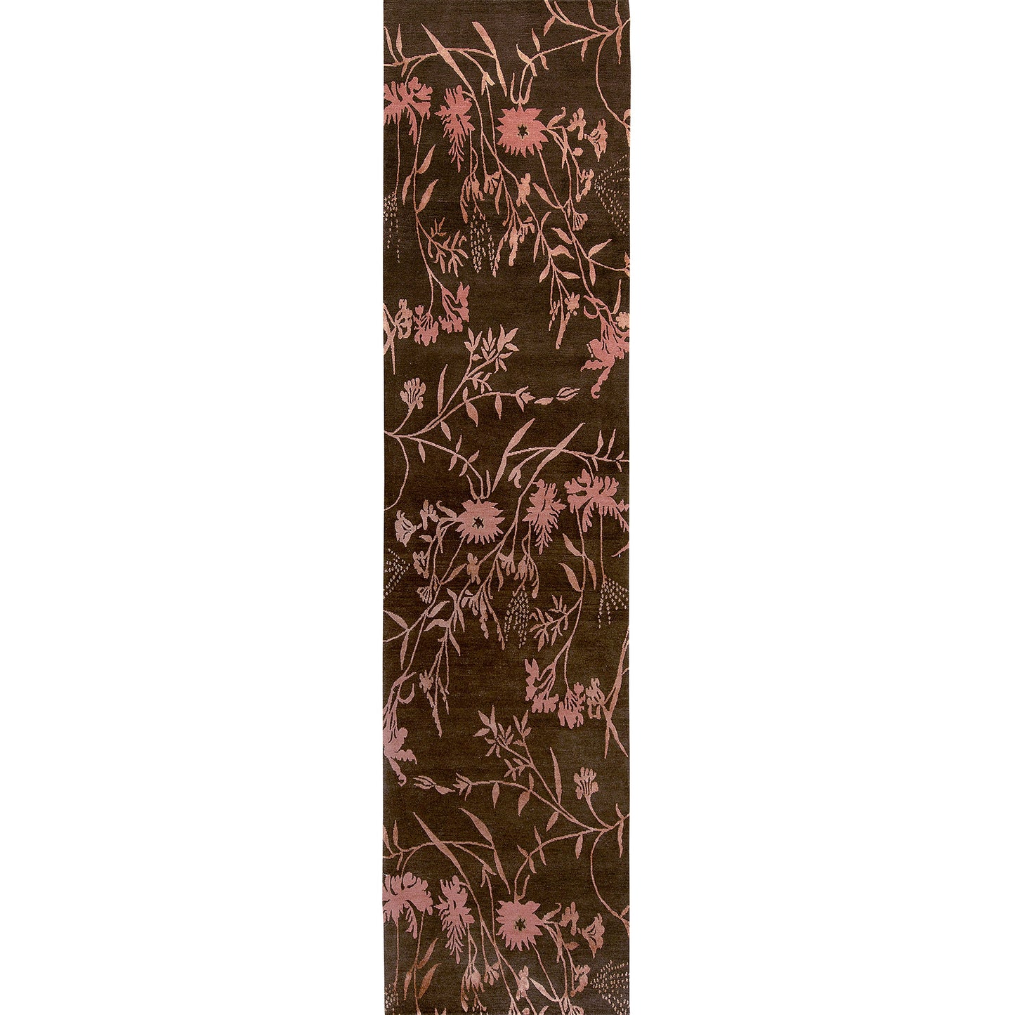 TIBETAN WOOL / SILK EMSPR SPRING BROWN / ROSE