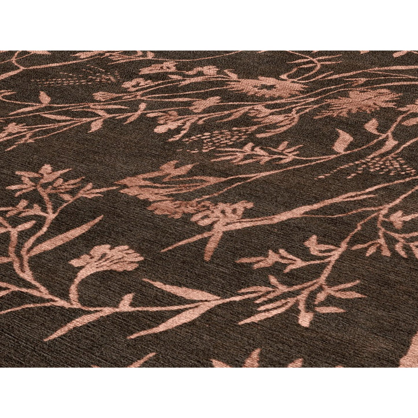 TIBETAN WOOL / SILK EMSPR SPRING BROWN / ROSE