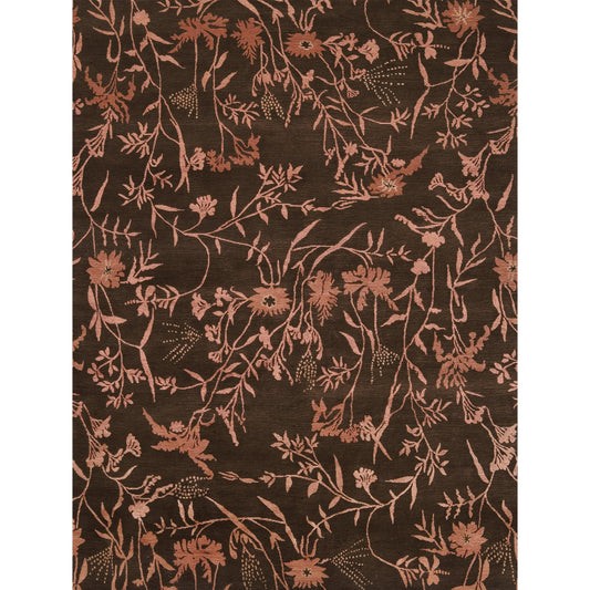 TIBETAN WOOL / SILK EMSPR SPRING BROWN / ROSE