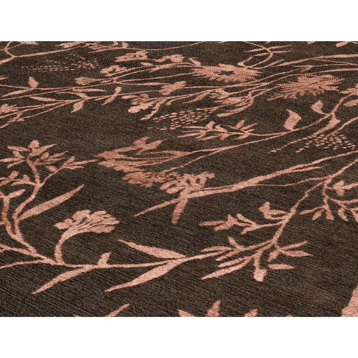 TIBETAN WOOL / SILK EMSPR SPRING BROWN / ROSE