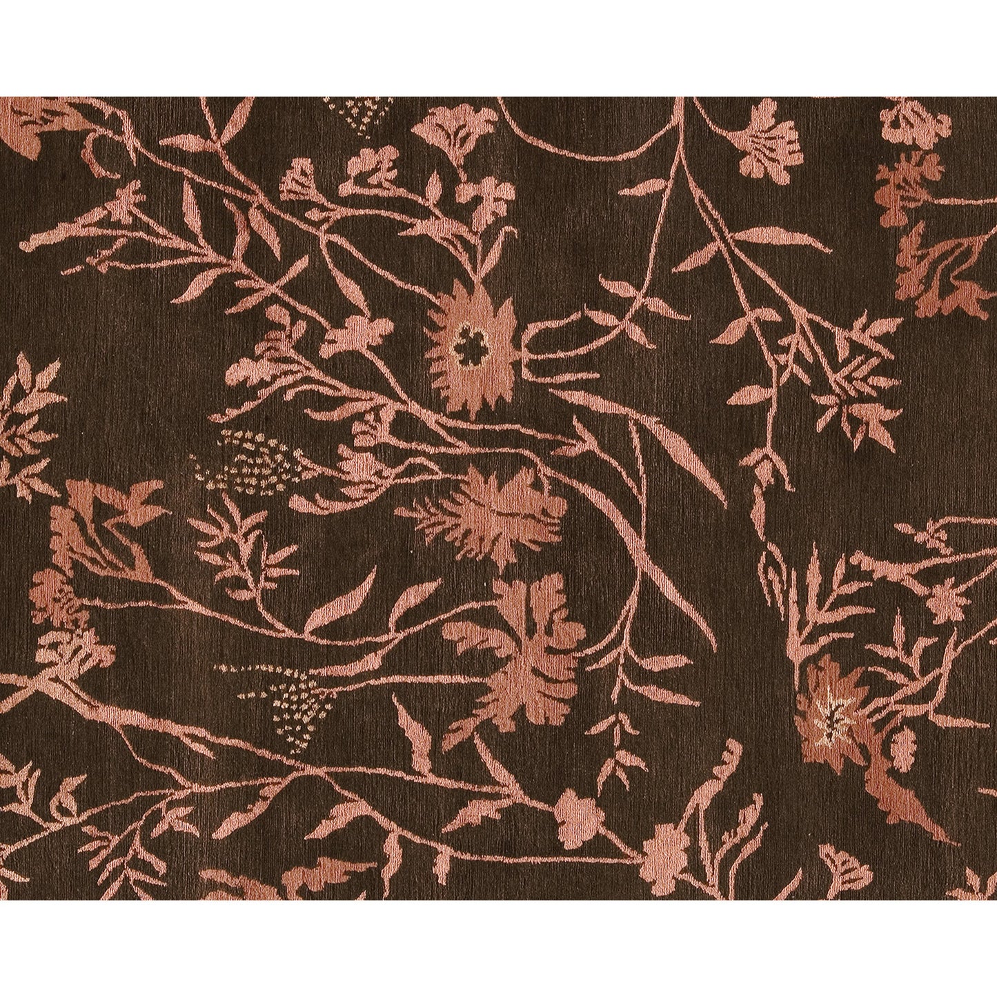 TIBETAN WOOL / SILK EMSPR SPRING BROWN / ROSE