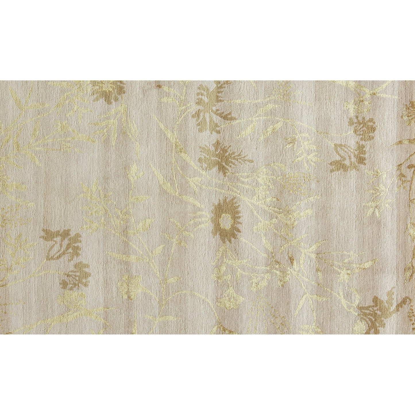 TIBETAN WOOL / SILK EMSPR SPRING IVORY / GOLD