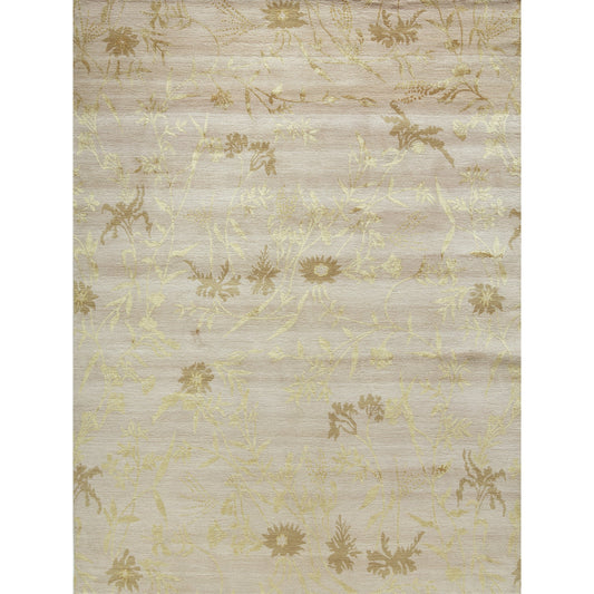 TIBETAN WOOL / SILK EMSPR SPRING IVORY / GOLD