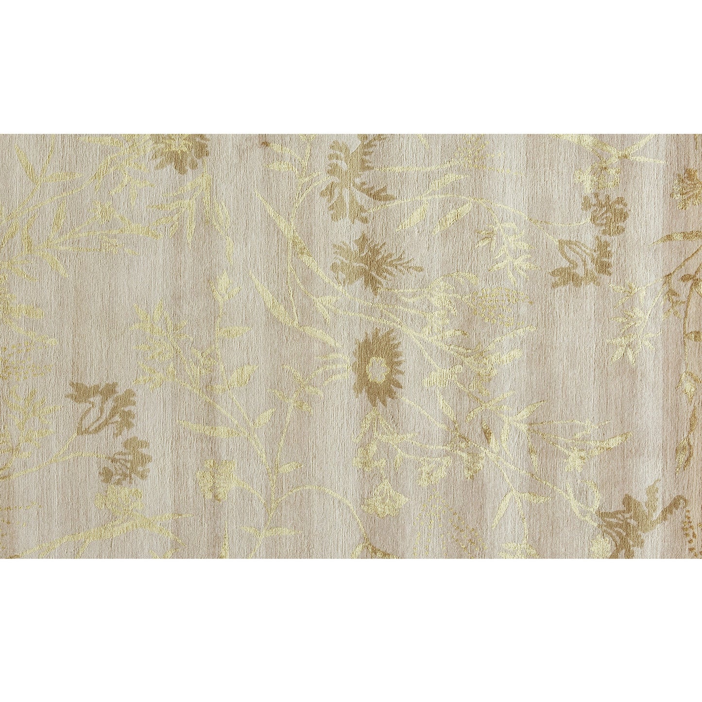 TIBETAN WOOL / SILK EMSPR SPRING IVORY / GOLD