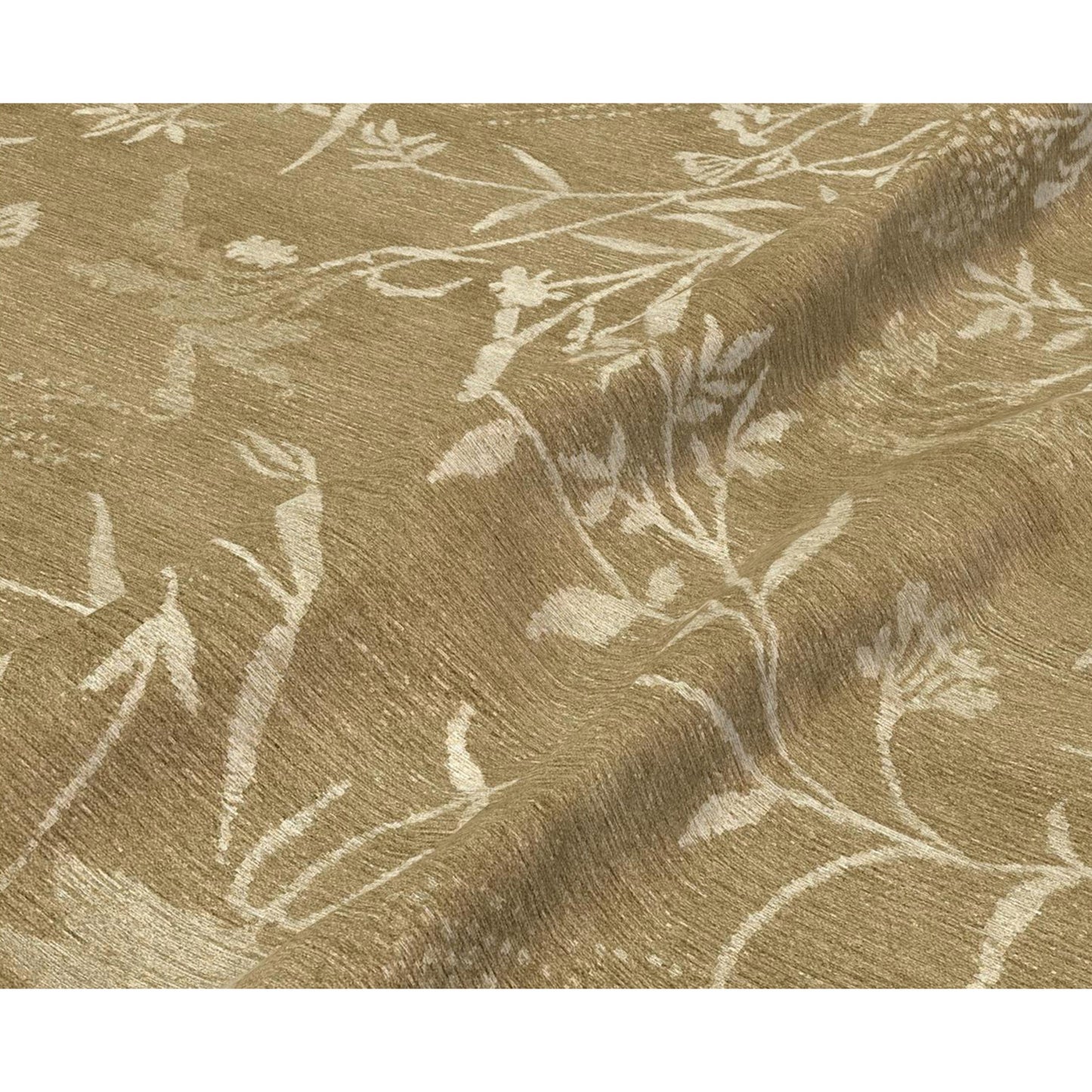 TIBETAN WOOL / SILK EMSPR SPRING STRAW / IVORY