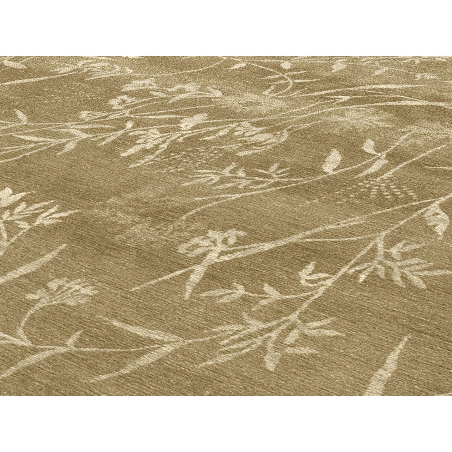 TIBETAN WOOL / SILK EMSPR SPRING STRAW / IVORY