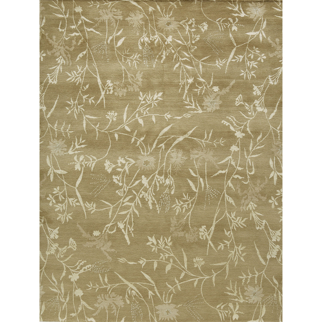 TIBETAN WOOL / SILK EMSPR SPRING STRAW / IVORY