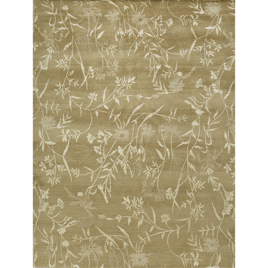 TIBETAN WOOL / SILK EMSPR SPRING STRAW / IVORY