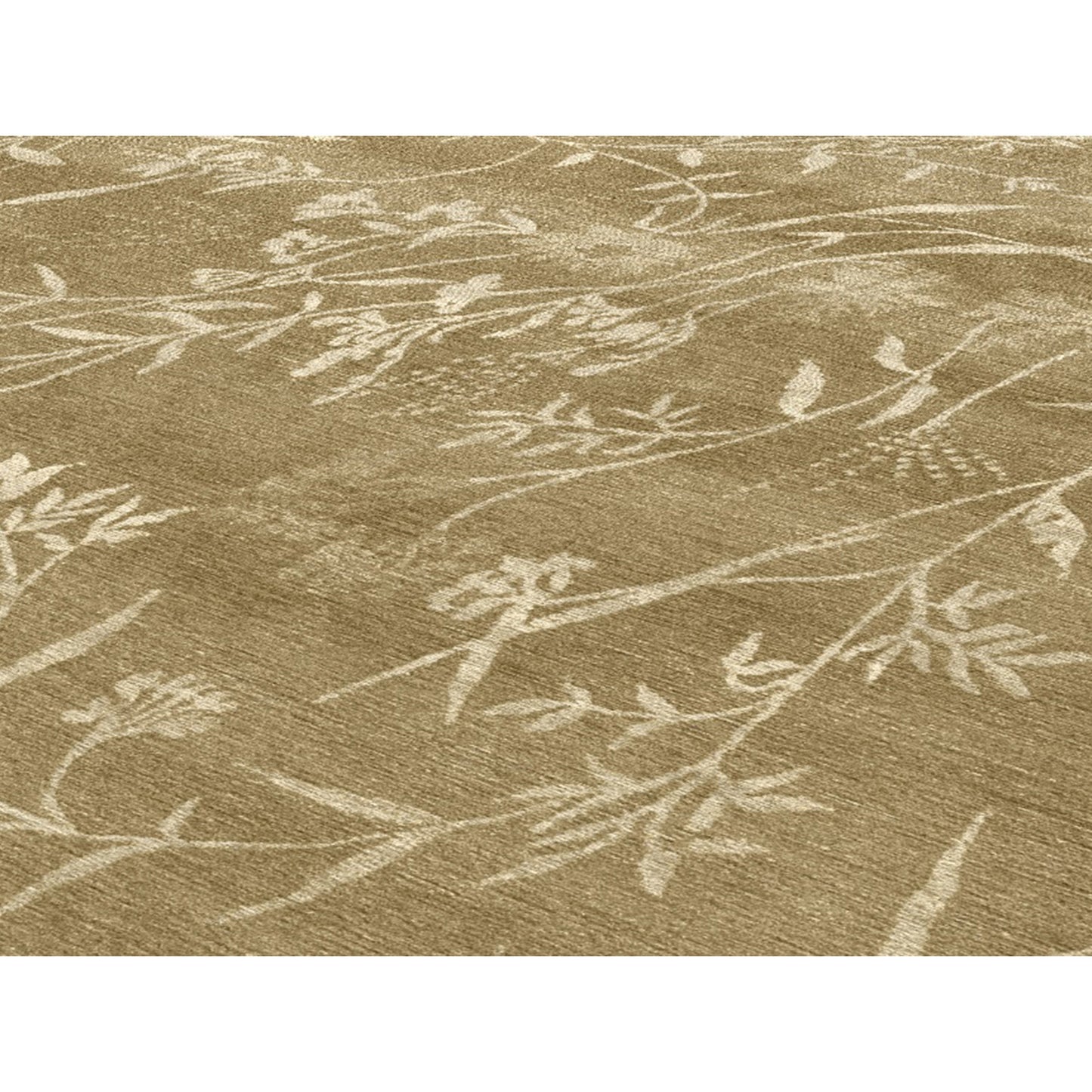 TIBETAN WOOL / SILK EMSPR SPRING STRAW / IVORY