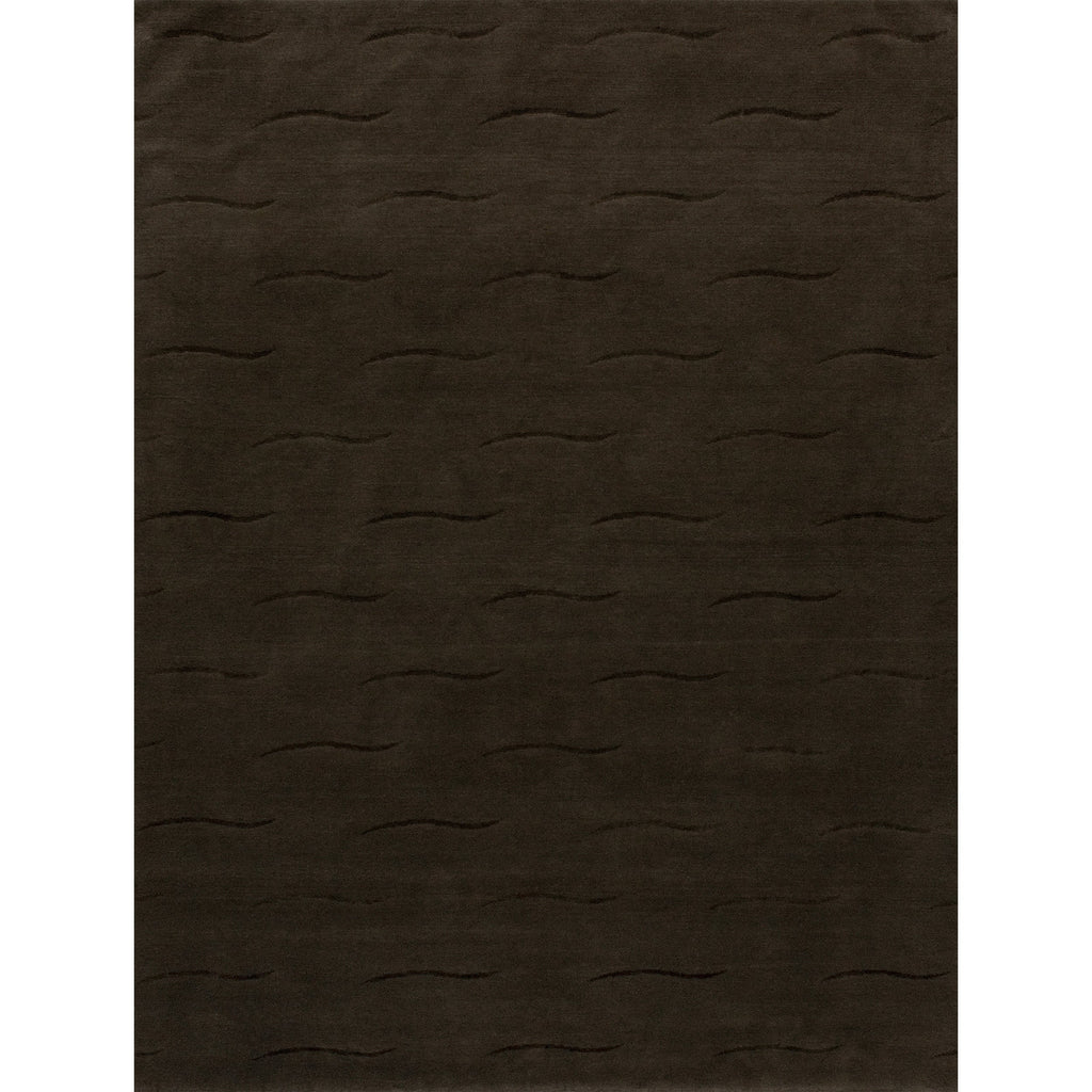 TIBETAN WOOL / SILK NVLOO NOVELL LOOM CHOCOLATE