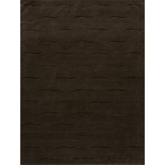 TIBETAN WOOL / SILK NVLOO NOVELL LOOM CHOCOLATE