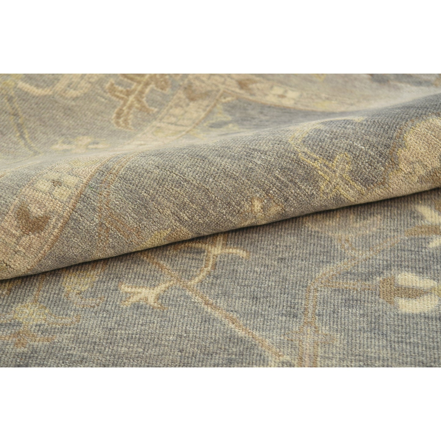 TURKESTAN OUSHAK GREY / LIGHT BLUE
