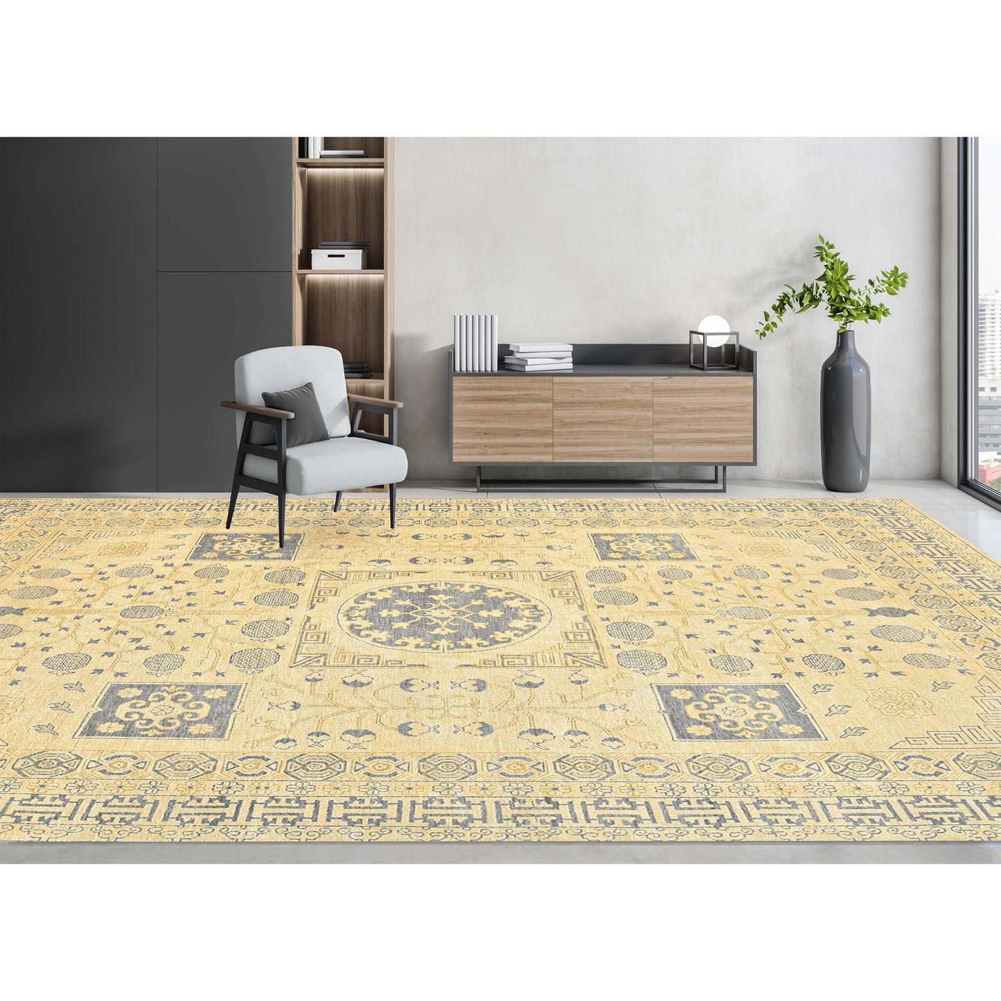 TURKESTAN SAKA IVORY / BLUE