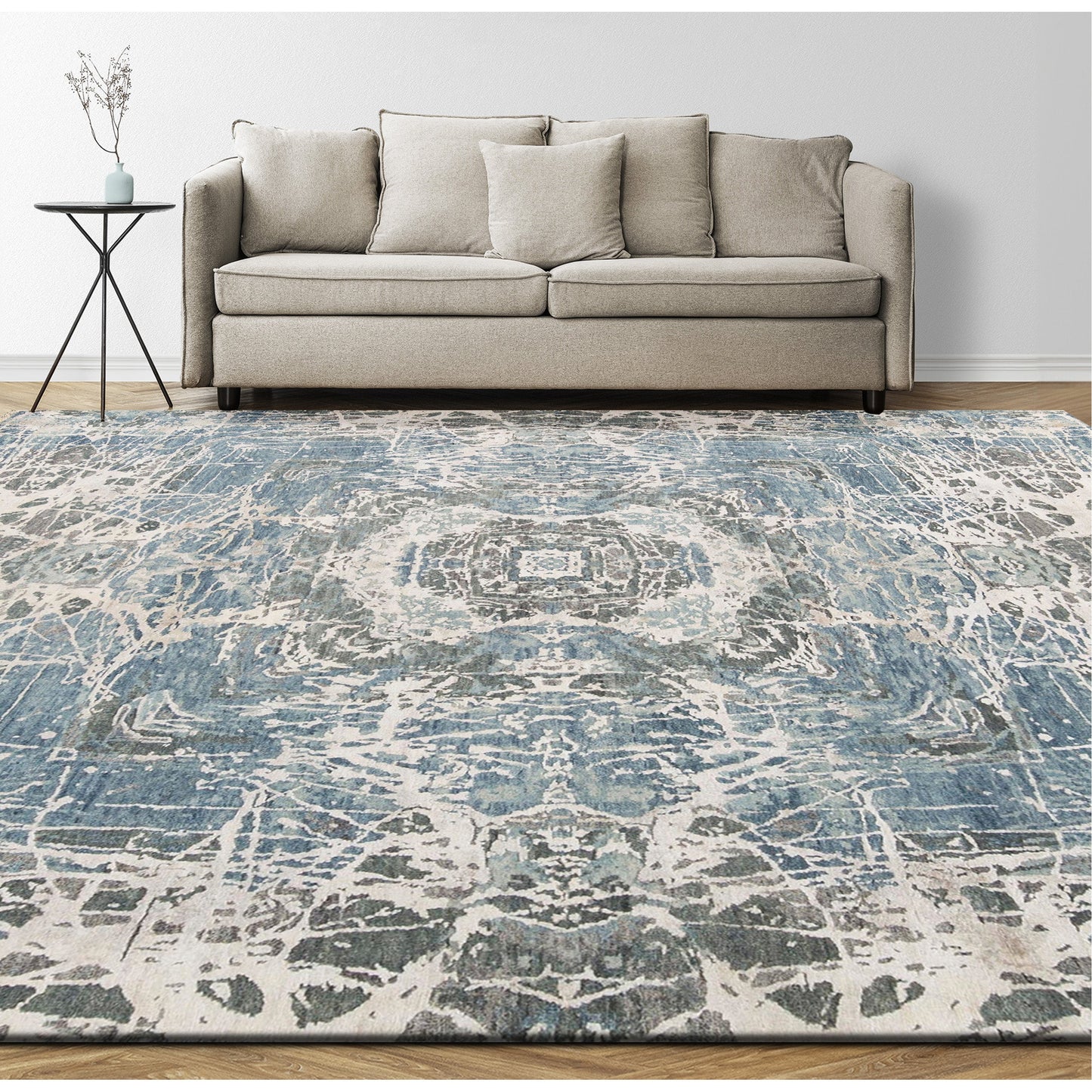 HIMALAYAN ART WINDSOM B1330 LIGHT BLUE / GOLD